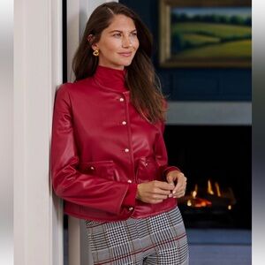 JUDE CONBALLY HOPE FAUX LEATHER JACKET